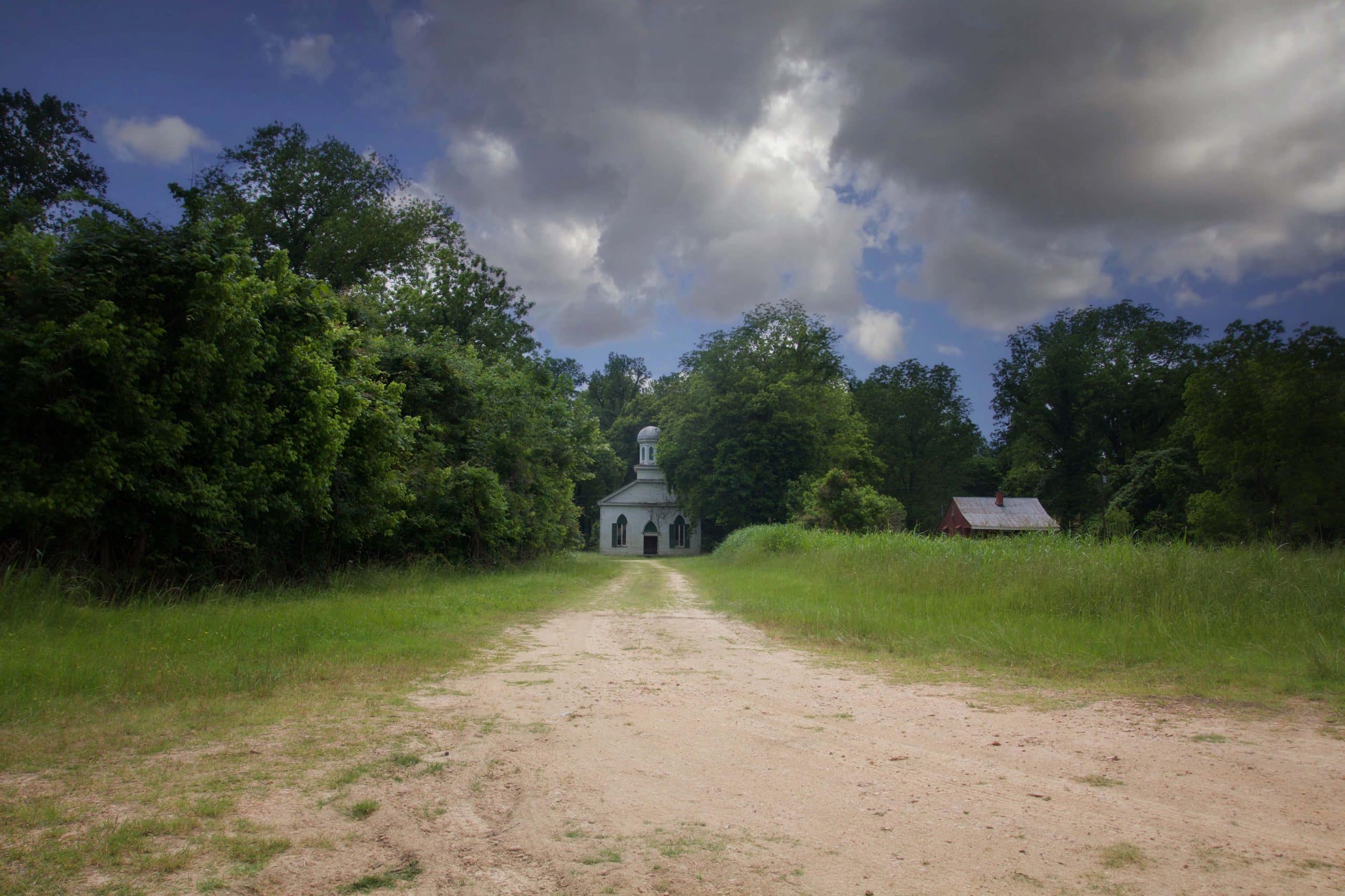 Abandoned Church in a Mississippi Ghost Town